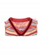 Wanda Vision Scarlet Witch Wanda Maximoff Halloween Cosplay Costume Striped Maternity Dress