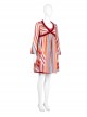 Wanda Vision Scarlet Witch Wanda Maximoff Halloween Cosplay Costume Striped Maternity Dress