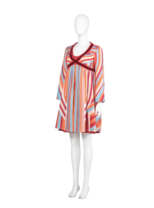 Wanda Vision Scarlet Witch Wanda Maximoff Halloween Cosplay Costume Striped Maternity Dress
