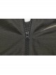 High Collar Shoulder Leather Hasp Back Zipper Black Punk Imitation Leather Sleeveless T-Shirt