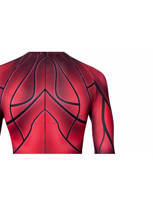 Venom Let There Be Carnage Carnage Cletus Kasady Halloween Cosplay Costume Red Bodysuit