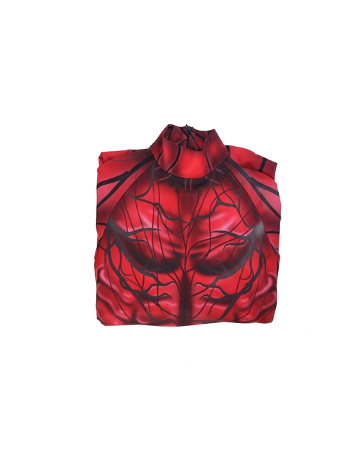 Venom Let There Be Carnage Carnage Cletus Kasady Halloween Cosplay Costume Red Bodysuit