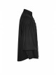 V-Neck Metal Eyelets Lace-Up Lantern Sleeve Black Gothic Shirt