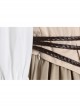 Sony Music Film Cinderella Halloween Cosplay Costume Beige Long Skirt Suit