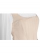 Sony Music Film Cinderella Halloween Cosplay Costume Beige Long Skirt Suit