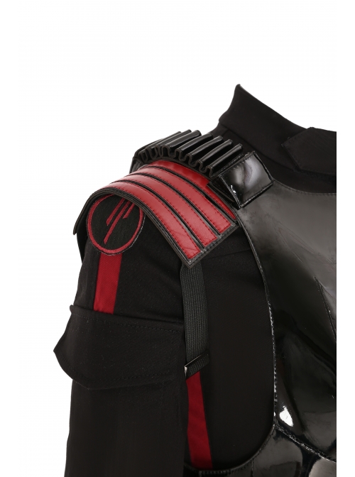Star Wars Battlefront II Iden Versio Black Suit Halloween Cosplay Costume Set