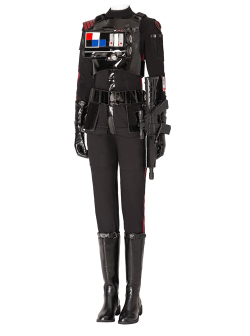Star Wars Battlefront II Iden Versio Black Suit Halloween Cosplay Costume Set