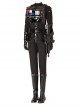 Star Wars Battlefront II Iden Versio Black Suit Halloween Cosplay Costume Set