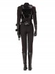 Star Wars Battlefront II Iden Versio Black Suit Halloween Cosplay Costume Set