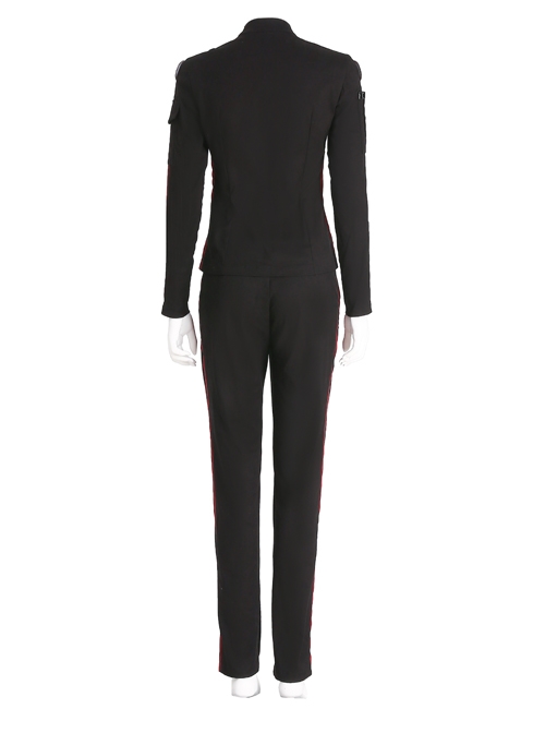 Star Wars Battlefront II Iden Versio Black Suit Halloween Cosplay Costume Set