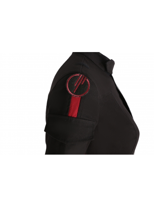 Star Wars Battlefront II Iden Versio Black Suit Halloween Cosplay Costume Set