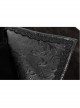 Stand-Up Collar Front Chest Flower Buckle Long Sleeve Brown Punk Twill Weft Velveteen Jacket