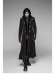 Stand-Up Collar Front Chest Flower Buckle Long Sleeve Brown Punk Twill Weft Velveteen Jacket