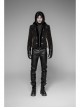 Stand-Up Collar Front Chest Flower Buckle Long Sleeve Brown Punk Twill Weft Velveteen Jacket