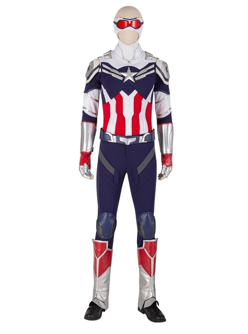 The Falcon And The Winter Soldier Captain America Falcon Sam Wilson Halloween Cosplay Costume Knitting Version Set