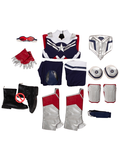 The Falcon And The Winter Soldier Captain America Falcon Sam Wilson Halloween Cosplay Costume Knitting Version Set