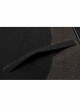 Front Double Row Snaps Buttons Back Waist Leather Hasp Splice Brown Twill Black Punk Vest