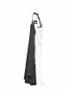 Metal Buckle Straps Arm Loop Metal Chain Black Punk Long Frill Cape