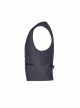 Dark Jacquard Front Metal Retro Button Back Waist Leather Hasp Grey Gothic Vest