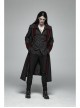 High Collar Metal Retro Button Lantern Sleeve Burrs Cuff Black Gothic Printing Shirt