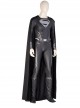 Zack Snyder's Justice League Superman Clark Kent Black Battle Suit Halloween Cosplay Costume Full Set
