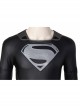 Zack Snyder's Justice League Superman Clark Kent Black Battle Suit Halloween Cosplay Costume Full Set