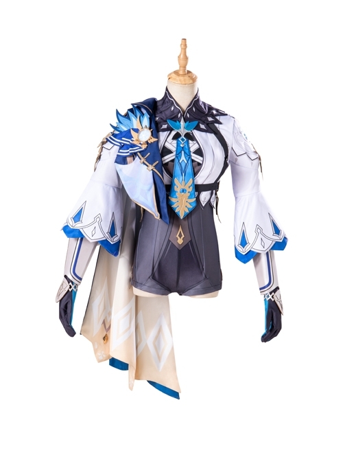 Game Genshin Impact Eula Halloween Cosplay Design 1 Costume Full Set
