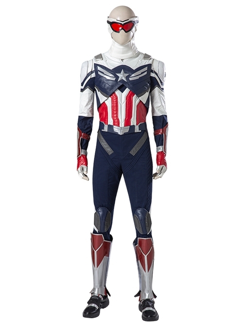 The Falcon And The Winter Soldier Captain America Falcon Sam Wilson Halloween Cosplay Costume Upgrade Version Set
