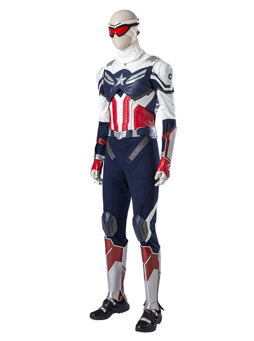 The Falcon And The Winter Soldier Captain America Falcon Sam Wilson Halloween Cosplay Costume Upgrade Version Set