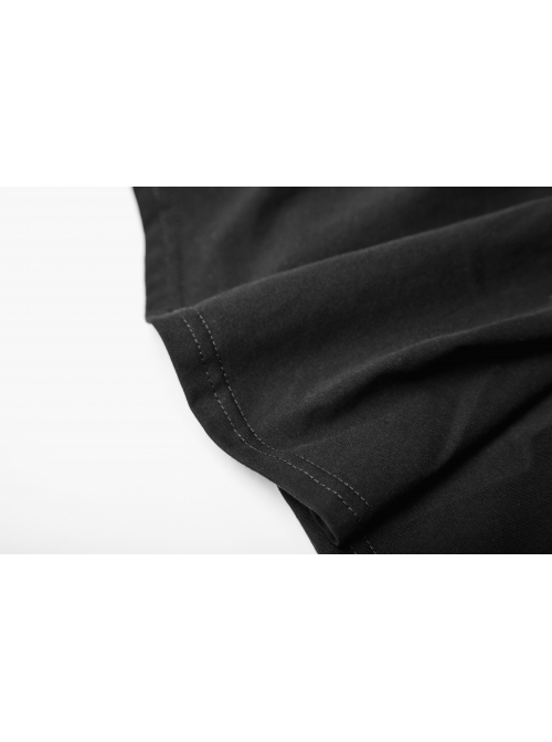 Gothic Female Elastic V-neck Strap Binding High Waist Dress