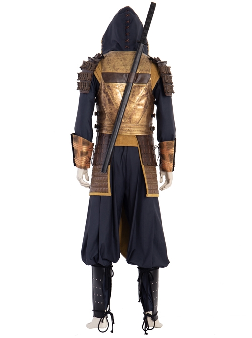 Mortal Kombat Devastation Scorpion Hanzo Hasashi Halloween Cosplay Costume Normal Version Set