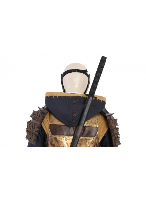 Mortal Kombat Devastation Scorpion Hanzo Hasashi Halloween Cosplay Costume Normal Version Set