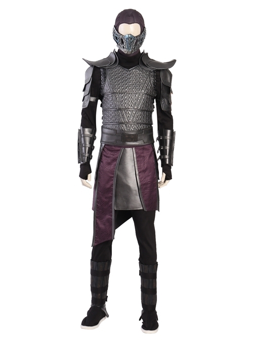 Mortal Kombat Devastation Sub-Zero Kuai Liang Halloween Cosplay Costume Set