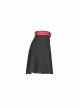 Steam Punk Female Elastic Woolen Red Belt High Waist Skirt
