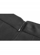 Steam Punk Female Casual Black Metal Buckle Pleated Skirt