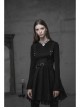 Steam Punk Female Casual Black Metal Buckle Strap Skirt