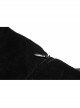 Steam Punk Female Casual Black Velvet Pleated Strap Skirt