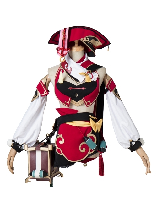 Game Genshin Impact YanFei Halloween Cosplay Costume Set 2