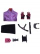 TV Drama Hawkeye Kate Bishop Purple Top Suit Halloween Cosplay Costume Set