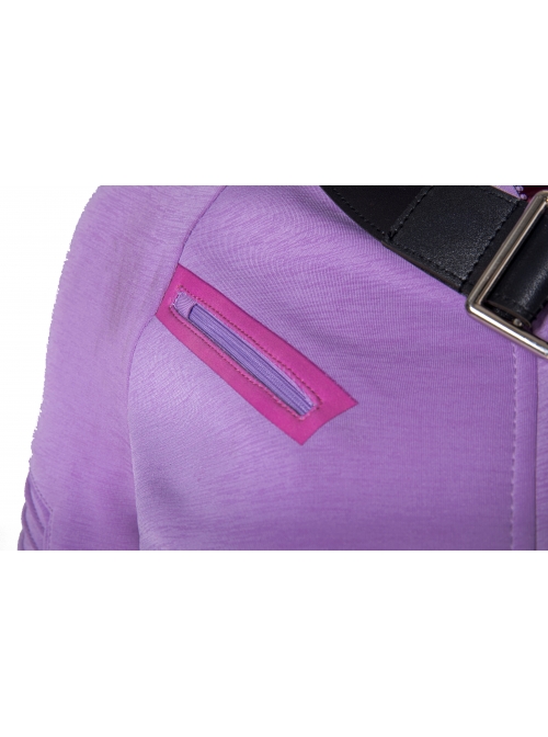 TV Drama Hawkeye Kate Bishop Purple Top Suit Halloween Cosplay Costume Set
