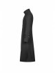 Stand-Up Collar Front Leather Button Long Sleeve Black Gothic Jacket
