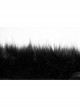 Fur Collar Slit Cloak-Shape Sleeve Back Waist Lace-Up Black Gothic Long Imitation Cashmere Coat