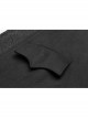 V-Neck Collar Retro Button Imitation Wool Cuffs Black Gothic Dark-Striped Jacquard Long Coat
