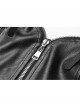 Steam Punk Female Black PU Leather Strap High Waist Dress