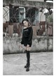 Steam Punk Female Casual Printed Hoodie High Waist Dress