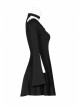 Gothic Female Dark Lunar Hollow V-neck High Waist Dress