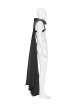 Metal Rivet Strap Leather Armor Black Punk Thin Shuttle Long Cloak