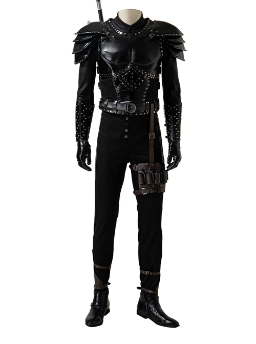 TV Drama Demons Season 2 Geralt Halloween Cosplay Costume Set