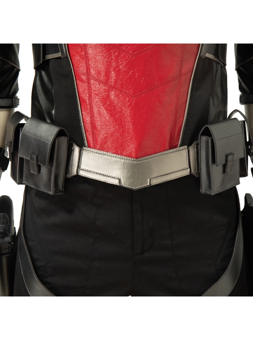 The Falcon And The Winter Soldier Falcon Sam Wilson Black Red Battle Suit Halloween Cosplay Costume Set