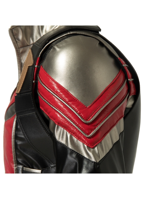 The Falcon And The Winter Soldier Falcon Sam Wilson Black Red Battle Suit Halloween Cosplay Costume Set